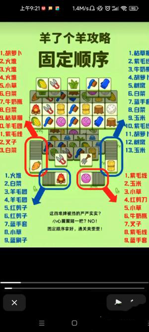 羊了个羊第二关卡片固定顺序-羊了个羊第二关过关技巧