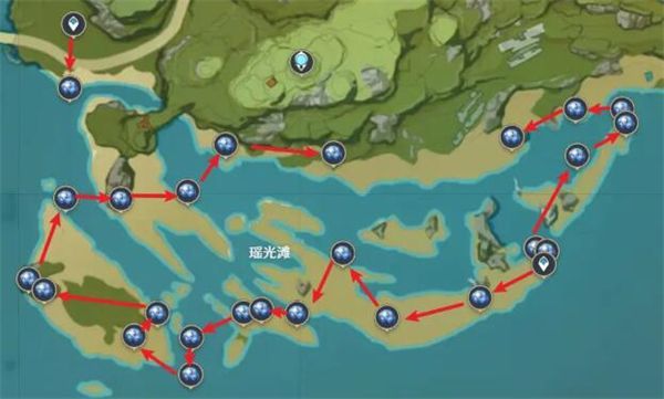 原神星螺采集路线2023